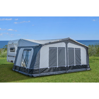 Markýza na karavan PALERMO vel. 9, 851-875cm (centimetry) hloubka 300cm (centimetry), ocelové tyče