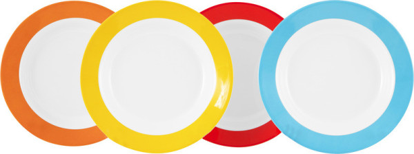 Melaminová sada talířů Rainbow, Color Line, GX COL jídelní talíře