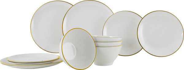 Nádobí Gimex Linea, GX LIN zlaté 12 kusů