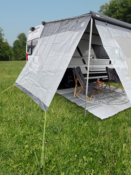 Opalovací krém SAONA SIDE, síťovina (síťovina+PVC), šedá