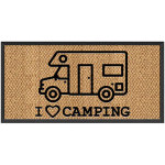 Pavoučí kokosová podložka 40x60cm (centimetry) - s potiskem 'I love Camping' Camper