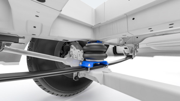 Dvouokruhové přídavné vzduchové odpružení VB-SemiAir Komfort-Set s digitálním ovládáním pro Fiat Ducato X250/X290