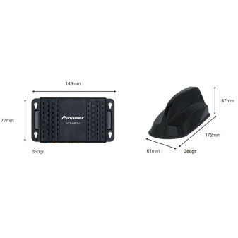 Router Pioneer pro internet a WiFi, DCT-WR204-SH, vč
