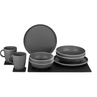 Sada nádobí magnetická Brunner Dolomit Magnetic Grey (pro 2 osoby, 10 dílů)