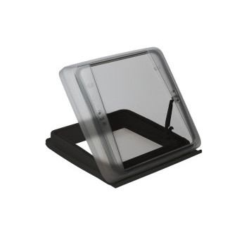 Střešní okno MPK Vision Star M L (40 × 40 cm, kouřové sklo, černý vnitřní rám, bez nuceného větrání)