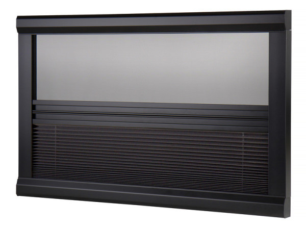 Zatemnění a ochrana proti hmyzu UniFrame 500x300, hliníkový rám, černá