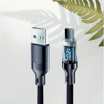 Kabel USB, rychlonabíjecí s digitálním displejem