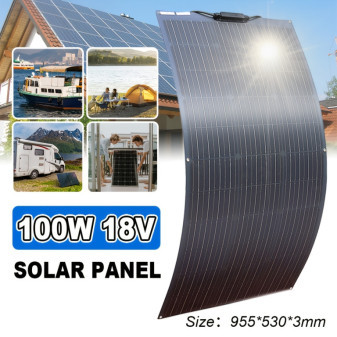 Panel monokrystalický, skádací, 100W