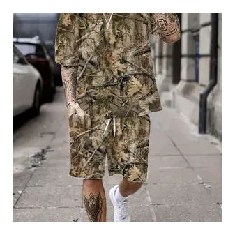 Souprava maskáčová, letní - tričko a kraťasy