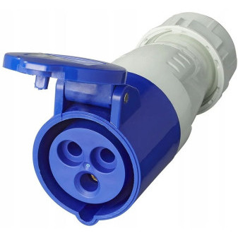 Zásuvka CEE na kabel přímá 16A 373502 IP44