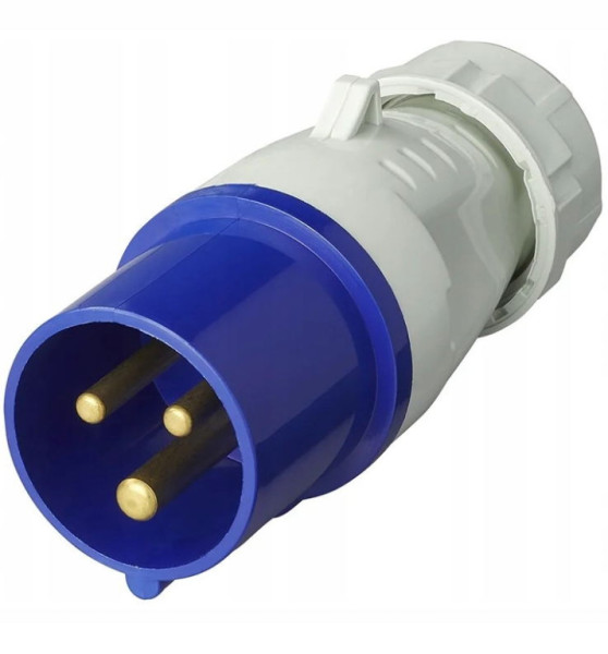 Zástrčka CEE na kabel přímá 16A 373500 IP44