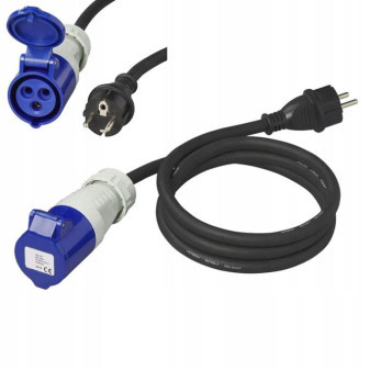 Adaptér kabelový 1.5m E,SCHUKO/CEE 3x1.5mm 2 A304097 IP44