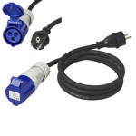 Adaptér kabelový 1.5m E,SCHUKO/CEE 3x1.5mm 2 A304097 IP44