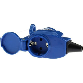 Zásuvka úhlová CEE/SCHUKO 230V na kabel IP44