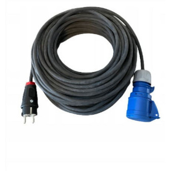 Kabel prodlužovací pro karavany 20m zástrčka E,SCHUKO/CEE zásuvka pryž 3x1.5mm2 IP44