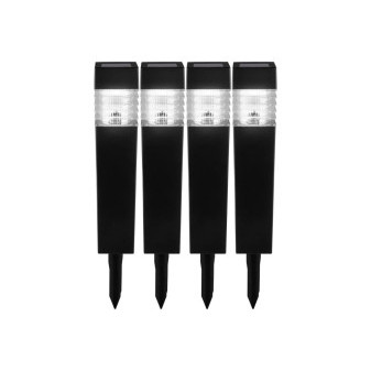 Světlo solární LED svítidlo, 4 dílná sada (obdélník) LIVARNO