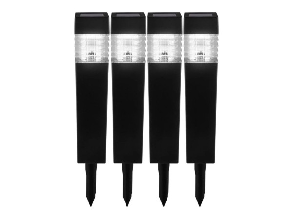 Světlo solární LED svítidlo, 4 dílná sada (obdélník) LIVARNO