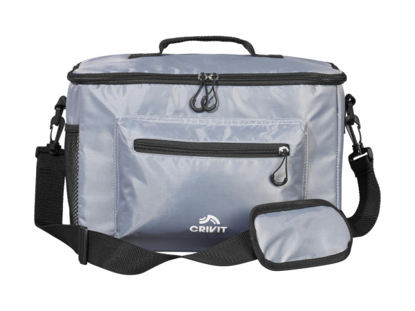 Taška chladící šedá CRIVIT, objem 15l, nosnost 5kg