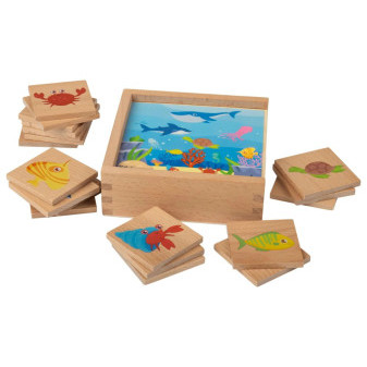 Hra dřevěná, edukativní, motorická