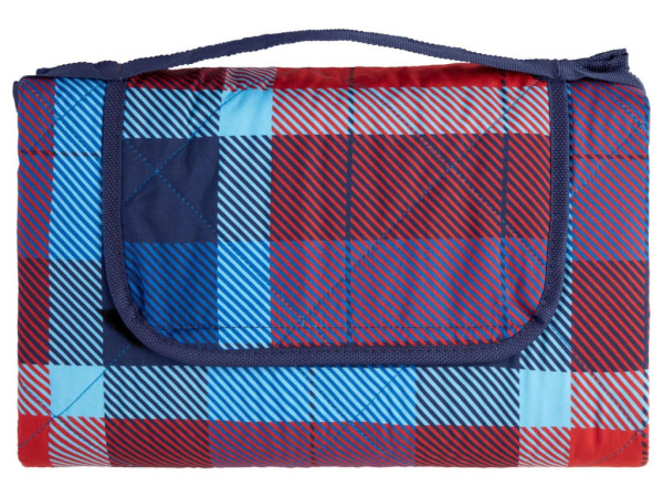 Deka pikniková 127x168 cm, červená