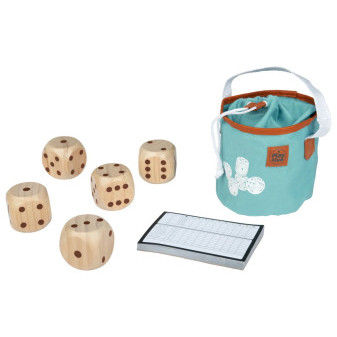 Hra venkovní, dřevěná, yatzy