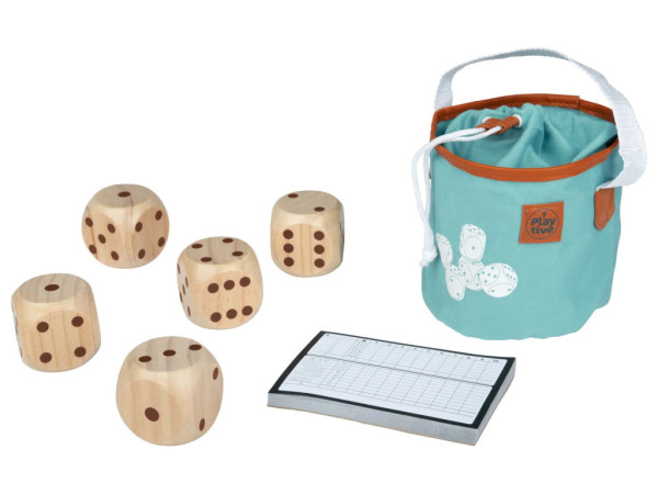 Hra venkovní, dřevěná, yatzy