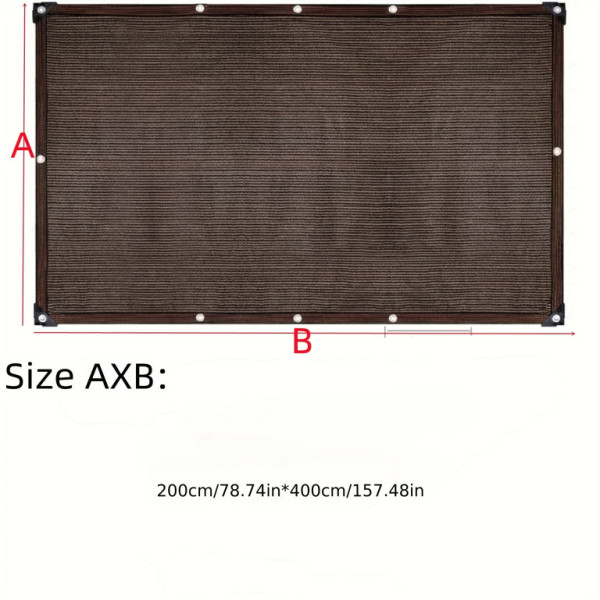 Clona sluneční, venkovní 200x400cm