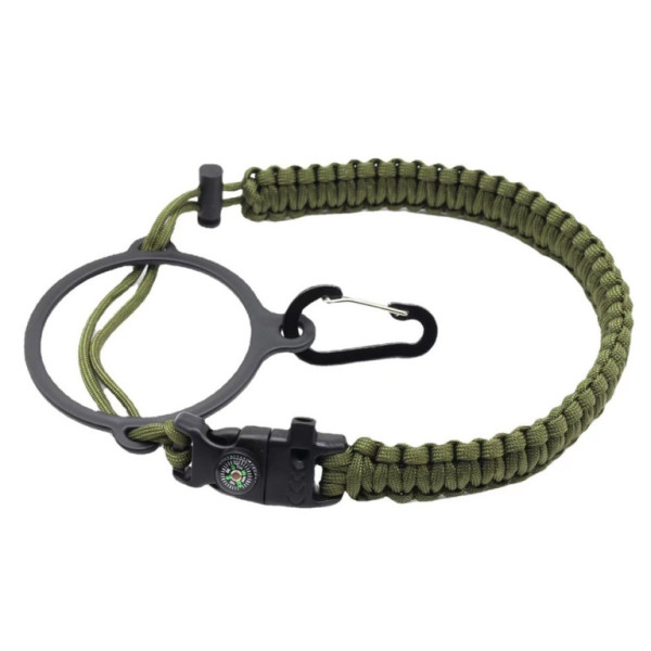 Šňůra s karabinou k markýze a stanu 20*2.3cm, 43g