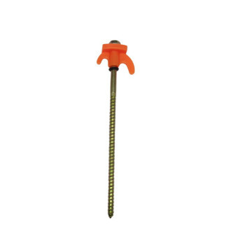 Kolík s oranžovou plastovou hlavou, závitový, 7.5*205mm, 66g