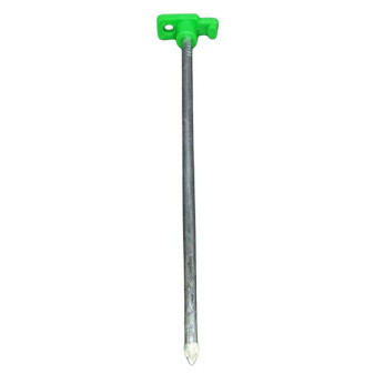 Kolík se zelenou plastovou hlavičkou, 4.5*250mm, 45g