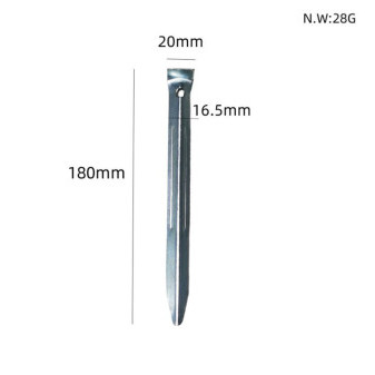 Kolík s bílou plastovou hlavičkou, 18cm, 0.8/1/1.2mm