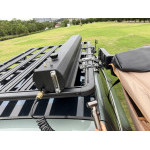 Střešní sprcha na auto – hliníková nádrž na vodu, černá, 26l