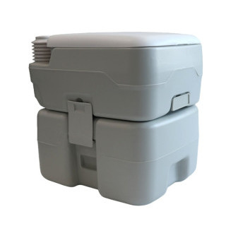 Toaleta přenosná 41*36.5*42cm, 4.1kg, nádrž na voldu 10l, odpadní 20l
