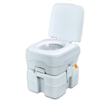 Toaleta přenosná 41*36.5*42cm, 5.4kg, nádrž na voldu 10l, odpadní 20l