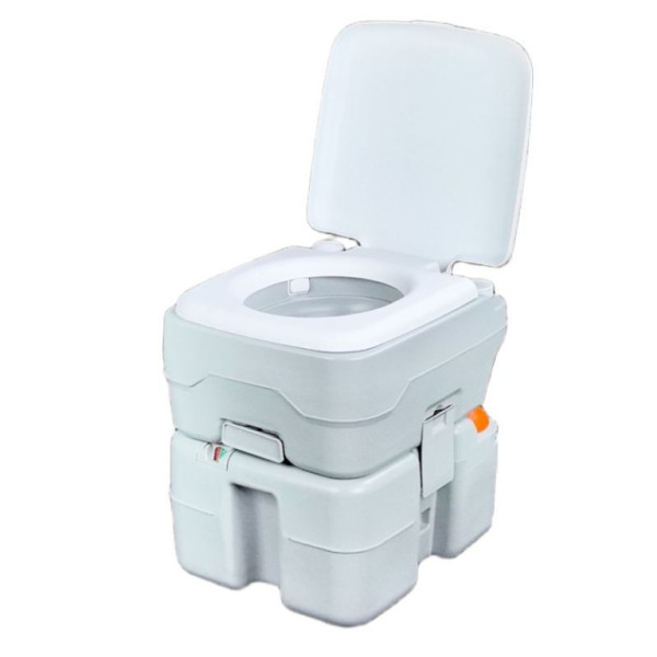 Toaleta přenosná 41*36.5*42cm, 5.4kg, nádrž na voldu 10l, odpadní 20l