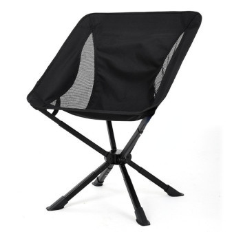 Židle skládací 60*59*77-80.5cm, černá, nosnost 150kg