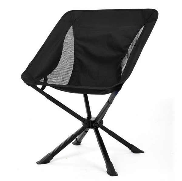 Židle skládací 60*59*77-80.5cm, černá, nosnost 150kg