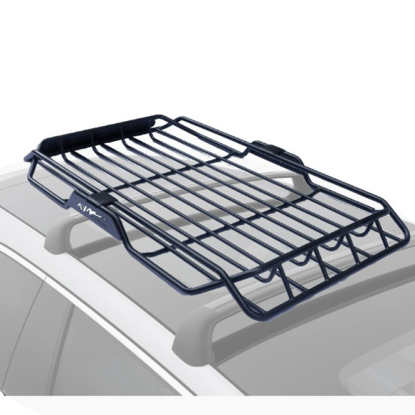 Střešní koš na zavazadla 160*99*13 cm – ocelový nosič nákladu, nosnost 150 kg