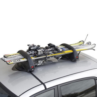 Střešní nosič lyží a snowboardů 90 cm – hliníkový držák až pro 6 párů lyží - 95x15x15cm