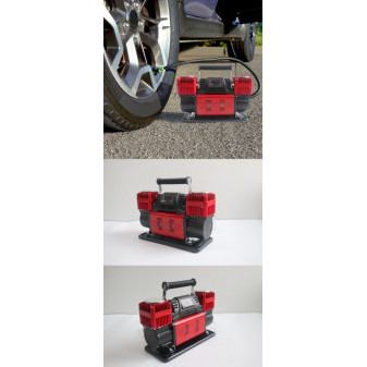 Auto kompresor 150 PSI – dvouválcová pumpa 300 l/min, 12 V - hustička pneumatik