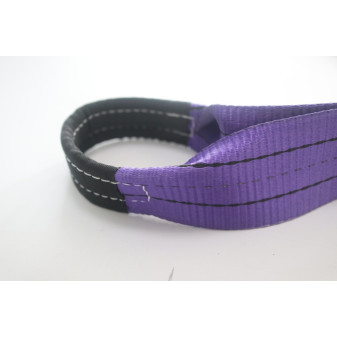 Vyprošťovací popruh 10 t – polyesterový popruh 9 m s ocelovým šeklem