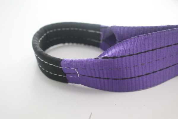 Vyprošťovací popruh 10 t – polyesterový popruh 9 m s ocelovým šeklem