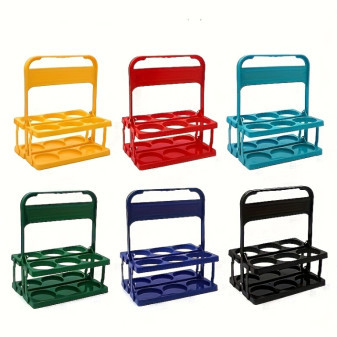 Košík skládací na nápoje, 6 lahví