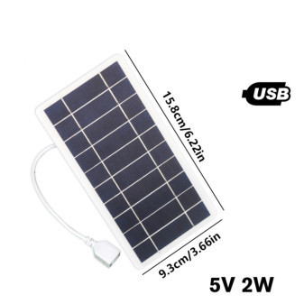 Panel nabíjecí solární přenosný s USB