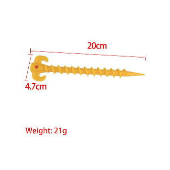 Kolík na stan plastový šroubovací 20cm