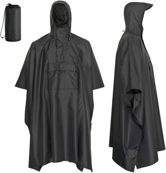 Voděodolné pončo do deště – 210T ripstop polyester