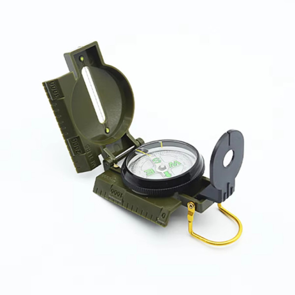Kompas kempingový skládací s čočkou 75x90x58mm