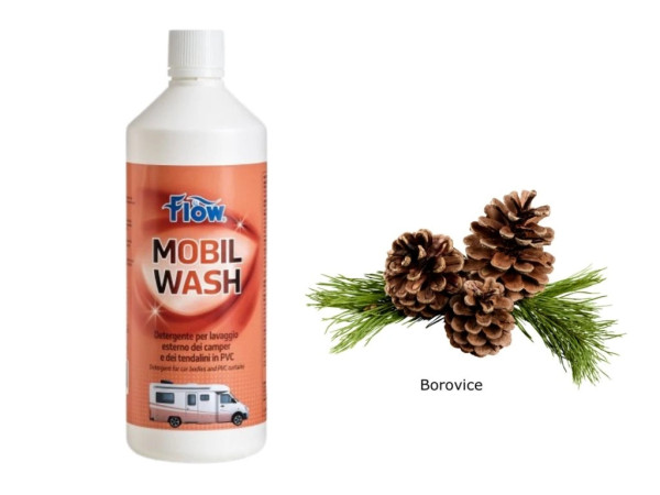 Autošampon Flow Mobil Wash, vůně borovice, 1L