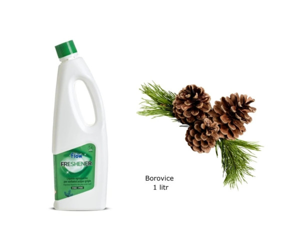 Flow Freshener Odmašťovací přípravek pro nádrže na šedou vodu borovice 1L