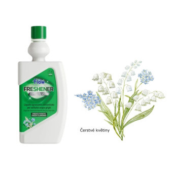 Flow Freshener Odmašťovací přípravek pro nádrže na šedou vodu koncentrát 800ml čerstvé květiny
